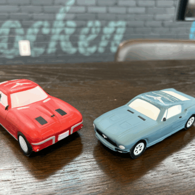 Stress Toy Design showing collectible cars